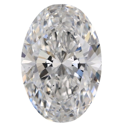 2.48Carat Oval Lab Grown Diamond Oval Cut - E Color - SI1 Clarity -IGI Certified