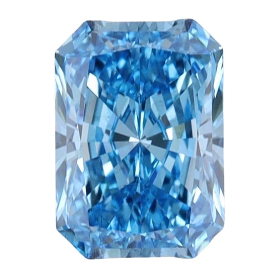 Lab Radiant Diamonds - Fancy Vivid Blue - Lab Grown Diamond 1.10ct