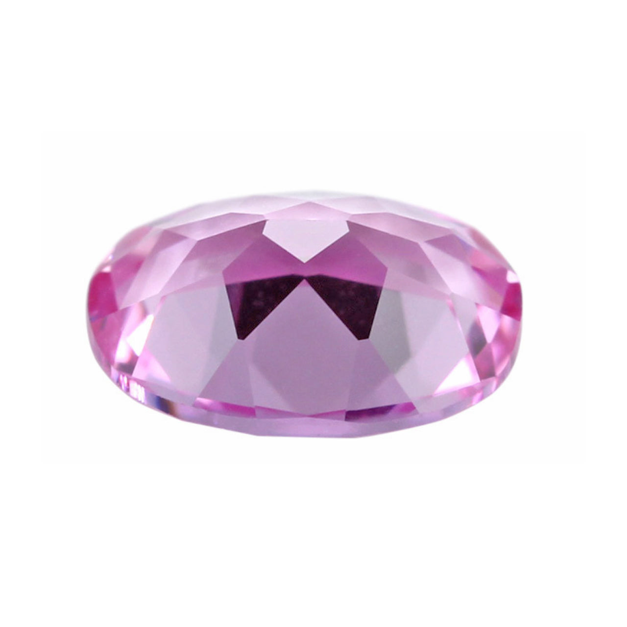 Pink Sapphire Oval Cut in Created Grade GEM | Lab Stone