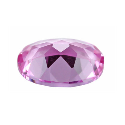 Pink Sapphire Oval Cut in Created Grade GEM | Lab Stone