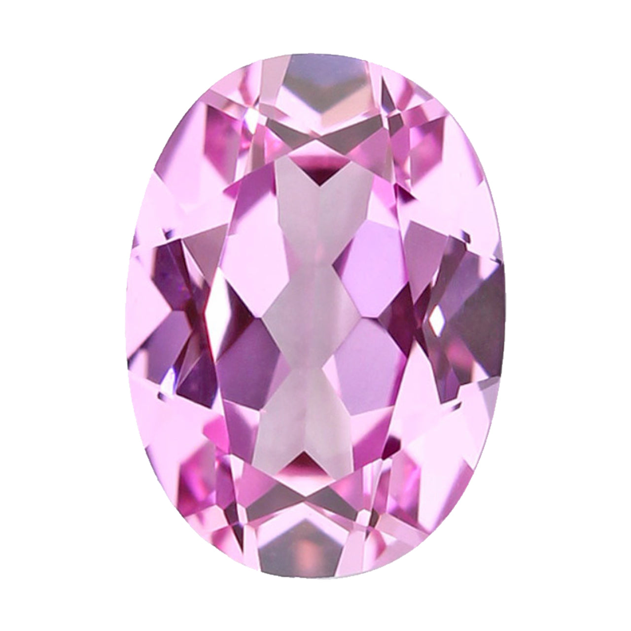 Pink Sapphire Oval Cut in Created Grade GEM | Lab Stone