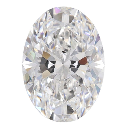 2.66 Carat Oval Lab Grown Diamond Oval Cut - E Color - SI1 Clarity -IGI Certified