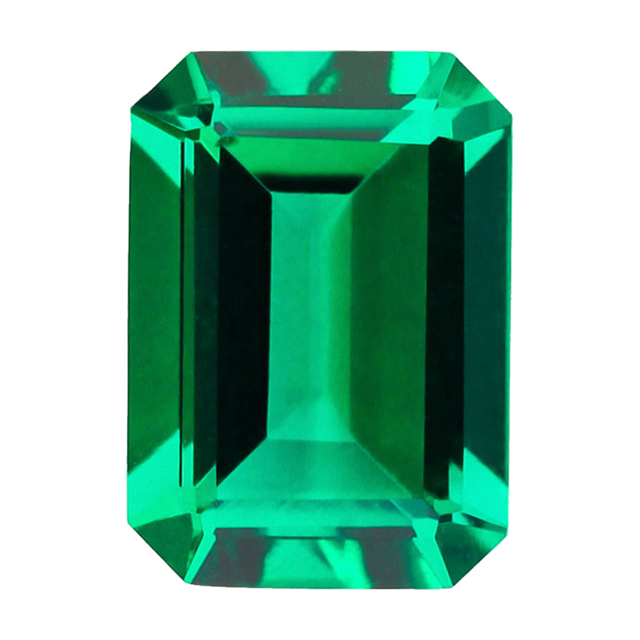 Emerald  Cut in Created Grade Gem | Lab Stone