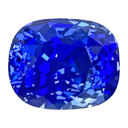 Genuine Unheated Cornflower Blue Sapphire - 3.51 carats - Cushion Shape - AIGS Certified - 8.50 x 7.02 mm