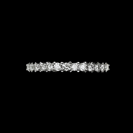 FIICCI Nancy 18K White Gold Diamond Wedding Ring