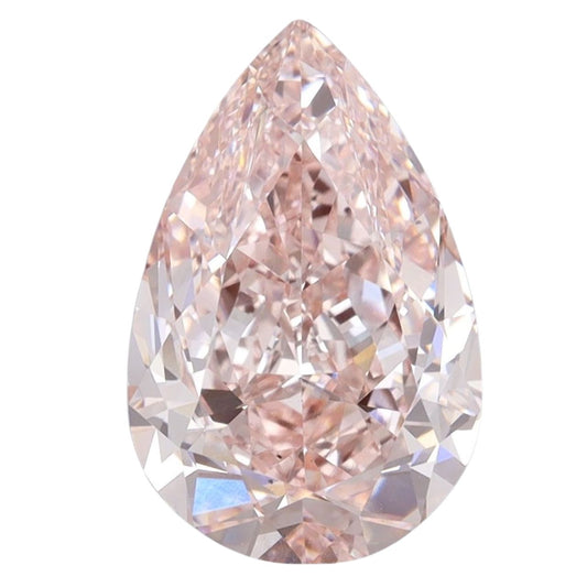 IGI Certified Lab Pear Diamonds - Fancy Intense Pink - Lab Grown Diamond 4.0ct