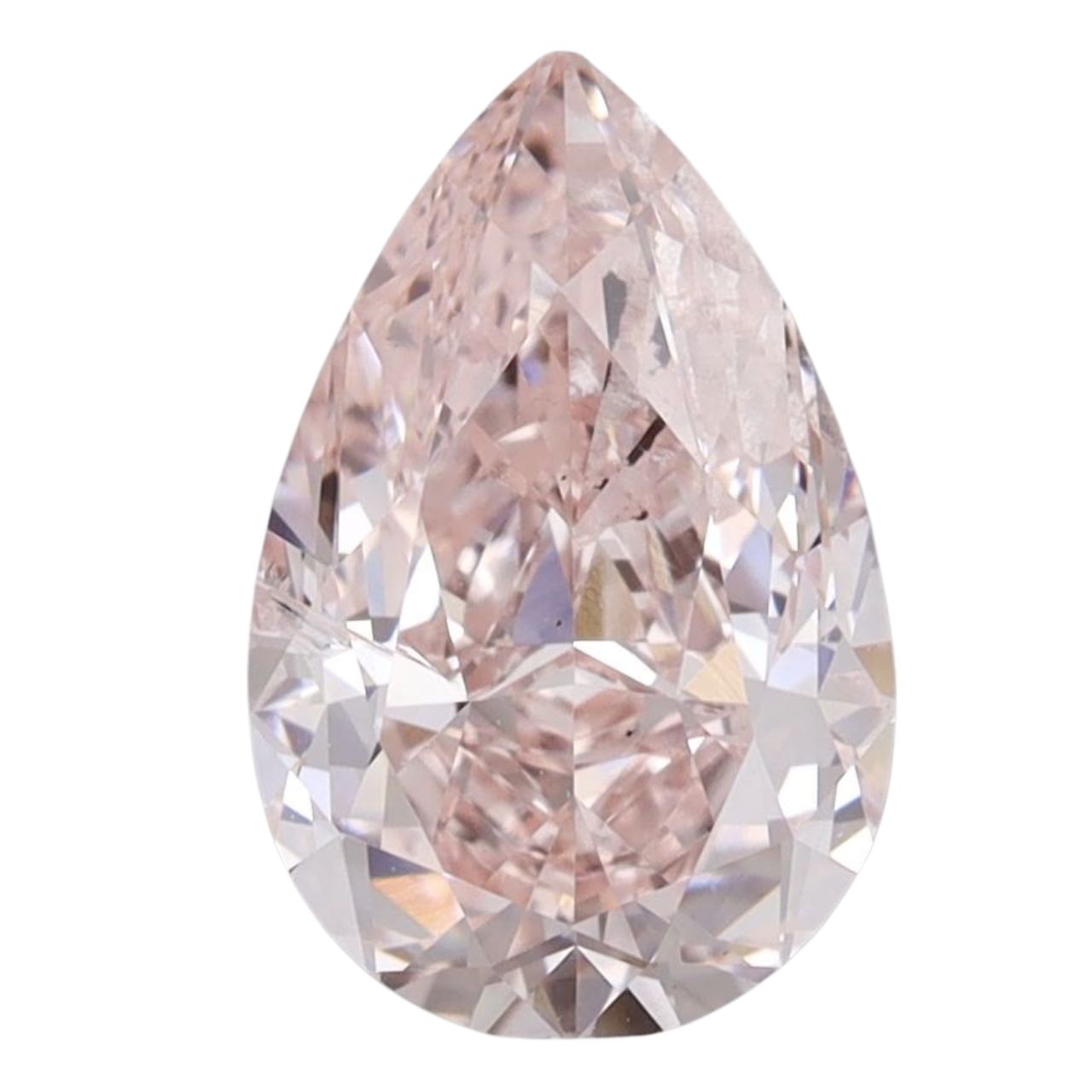 IGI Certified Lab Pear Diamonds - Fancy Pink - Lab Grown Diamond 1.68ct