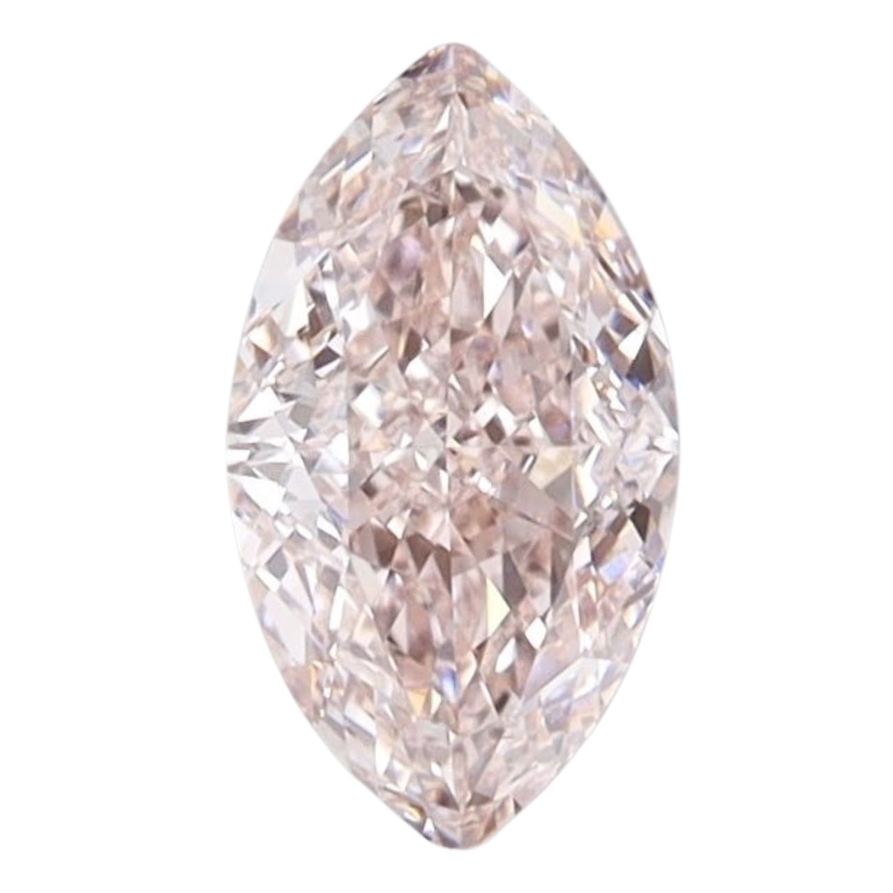 IGI Certified Lab Marquise Diamonds - Fancy Light Pink - Lab Grown Diamond 0.5ct