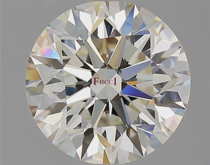 GIA Certified 2.02 Carat Round Diamond Ideal Cut - J Color - VVS1 Clarity