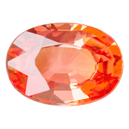 Padparadscha Sapphire 1.02 carats 5.1x7.1mm