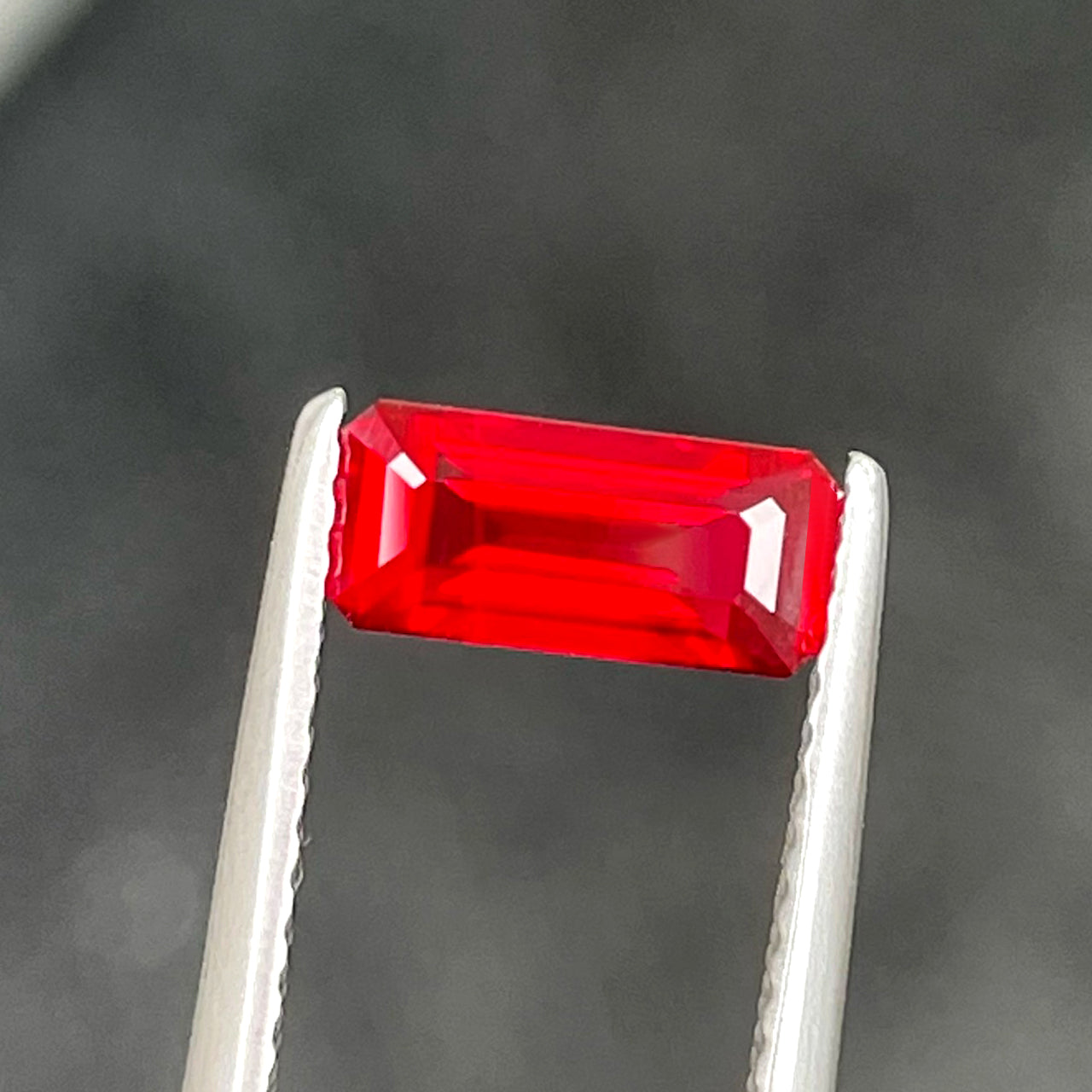 GRS Certified Ruby -Octagonal Cut - 1.04 carats - 8.38 x 3.83mm