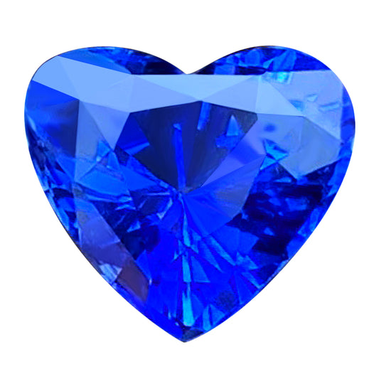 GUILD Certified Royal Blue Sapphire - Heart Shape - 3.05 carats - 8.11 x 9.19 mm - Great Value