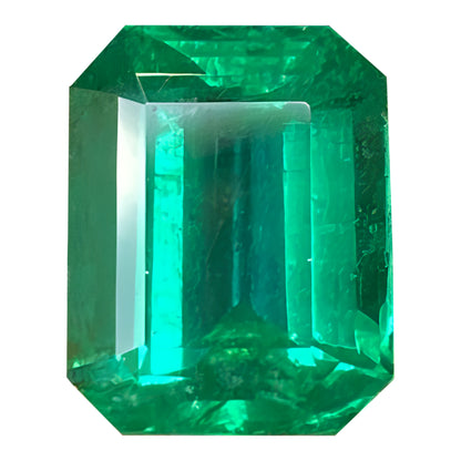 GRS Certified Unset Vibrant Emerald - Emerald Cut - 2.62 carats - 9.03 x 7.17 mm - A Low Price Top Gem