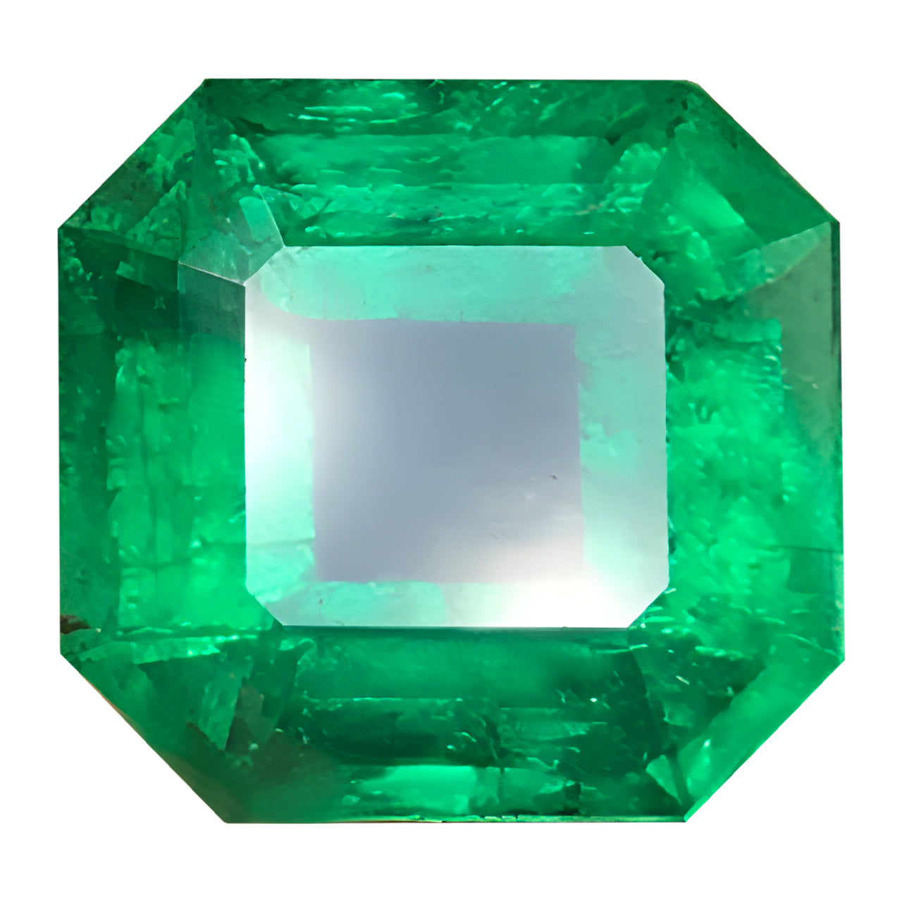 GRS Certified Genuine Emerald - Emerald Cut - Gorgeous Vivid Rich Green - 2.50 carats - 8.58 x 8.10 mm