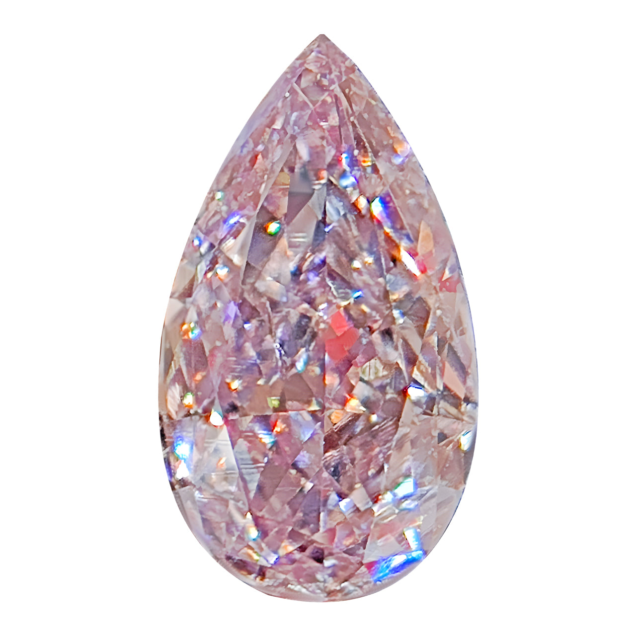 GIA Certified Fancy Light Brown Pink Diamond - Pear Cut - 0.50 carats - 7.04 x 4.01 mm