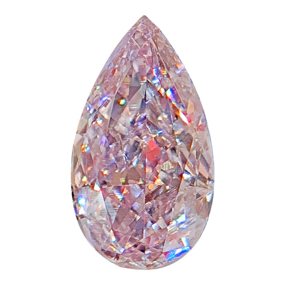 GIA Certified Fancy Light Brown Pink Diamond - Pear Cut - 0.50 carats - 7.04 x 4.01 mm